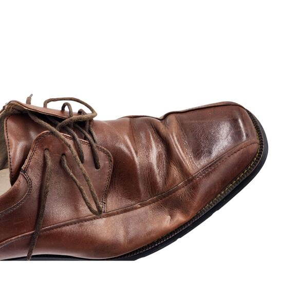 Florsheim Shoes Mens 11 3E Wide Comfortech Leather Oxford Dress Square Toe Lace - Picture 15 of 16